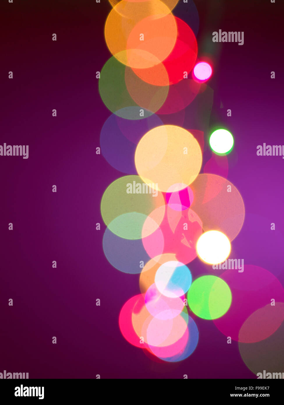 Colorful circles of light abstract background Stock Photo - Alamy