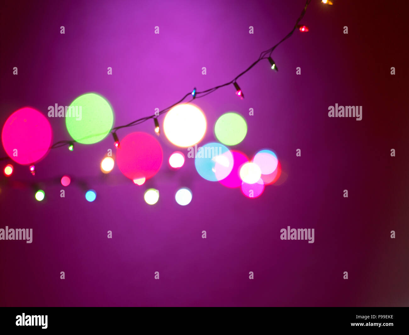 Colorful circles of light abstract background Stock Photo - Alamy