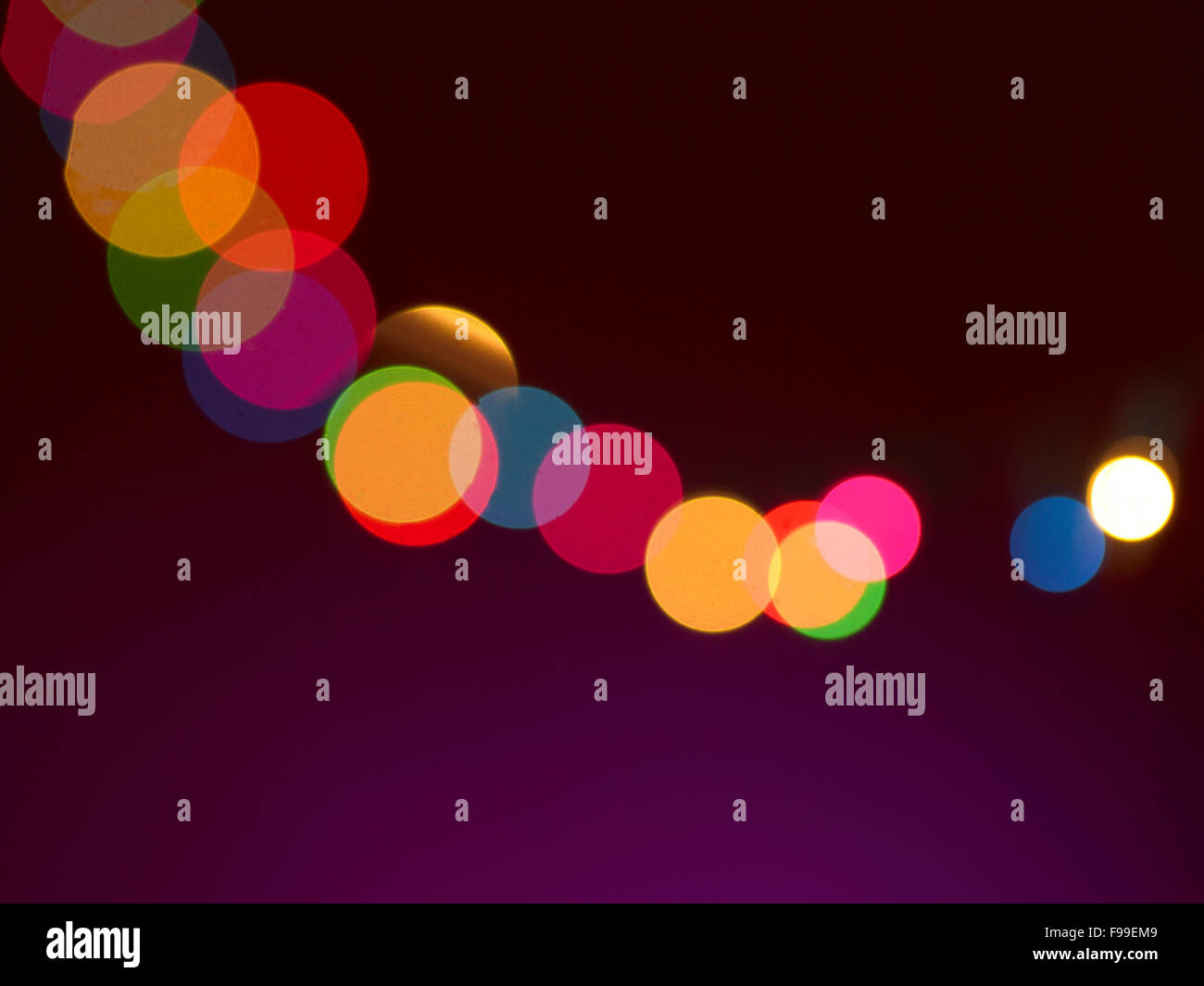 Colorful circles of light abstract background Stock Photo - Alamy