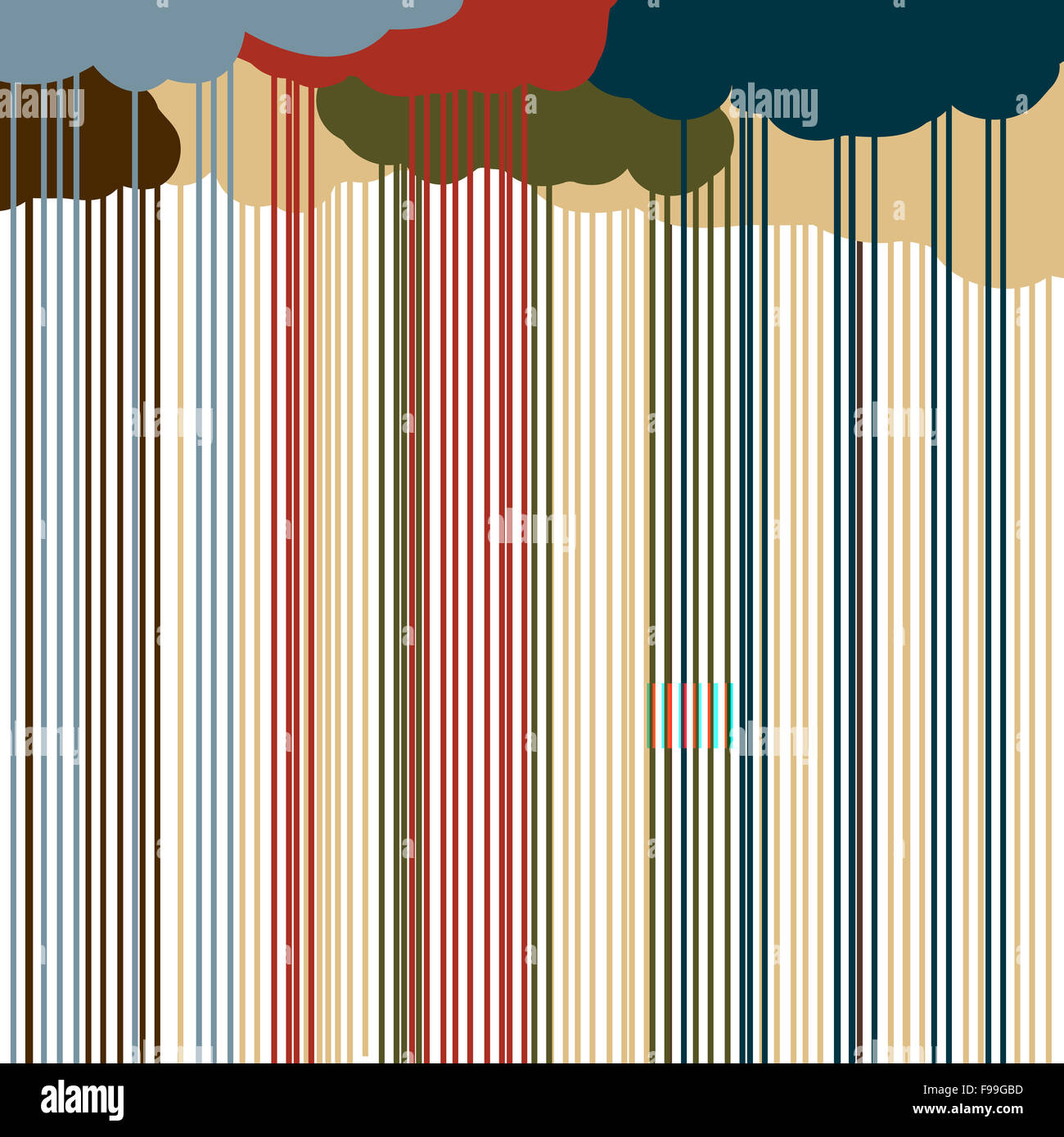 Rain pattern drawing hi-res stock photography and images - Alamy