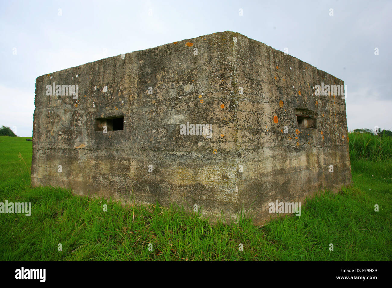 War Time Pillbox Stock Photo Alamy