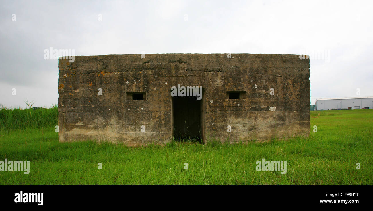 War time pillbox Stock Photo Alamy