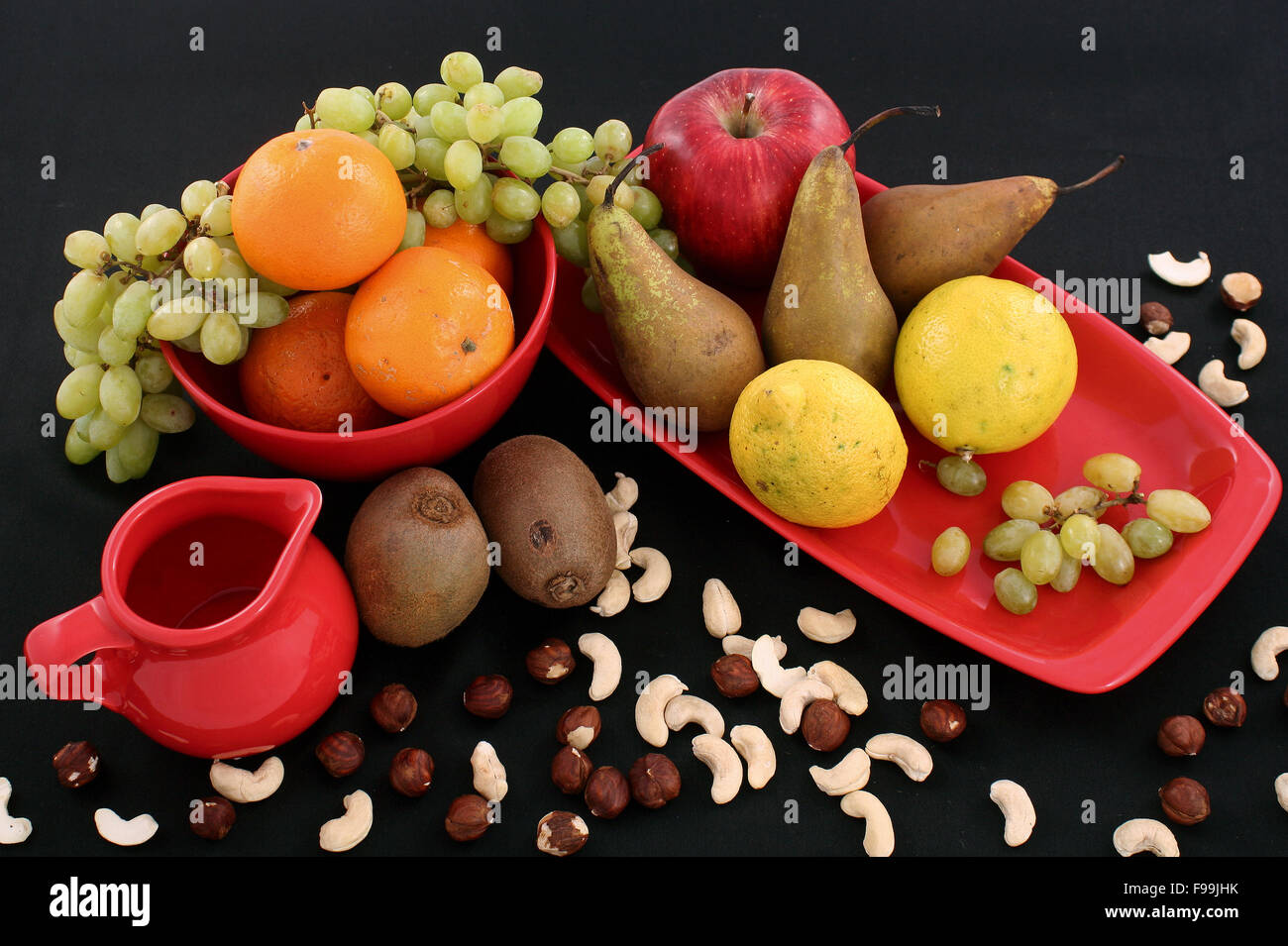 fruit and nuts Stock Photo - Alamy
