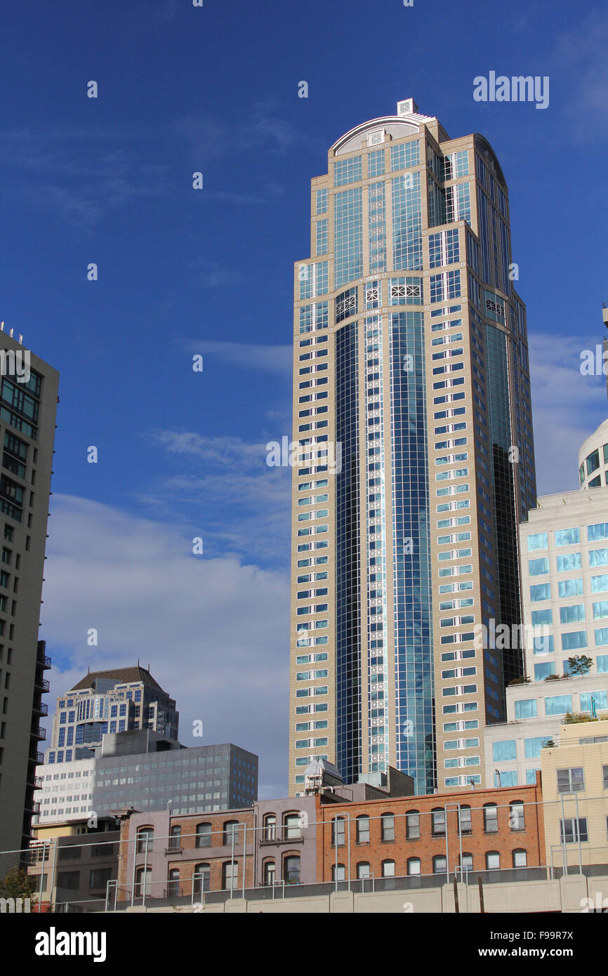 Seattle residential and office buildings Stock Photo Alamy