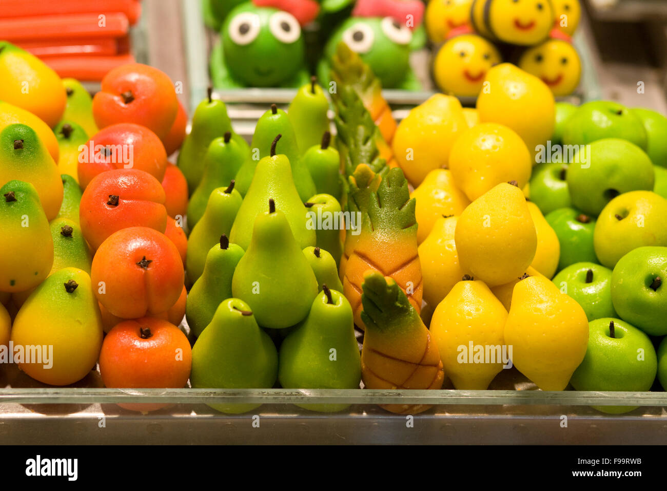 Fruit Candy made from Marzipan Stock Photo Alamy