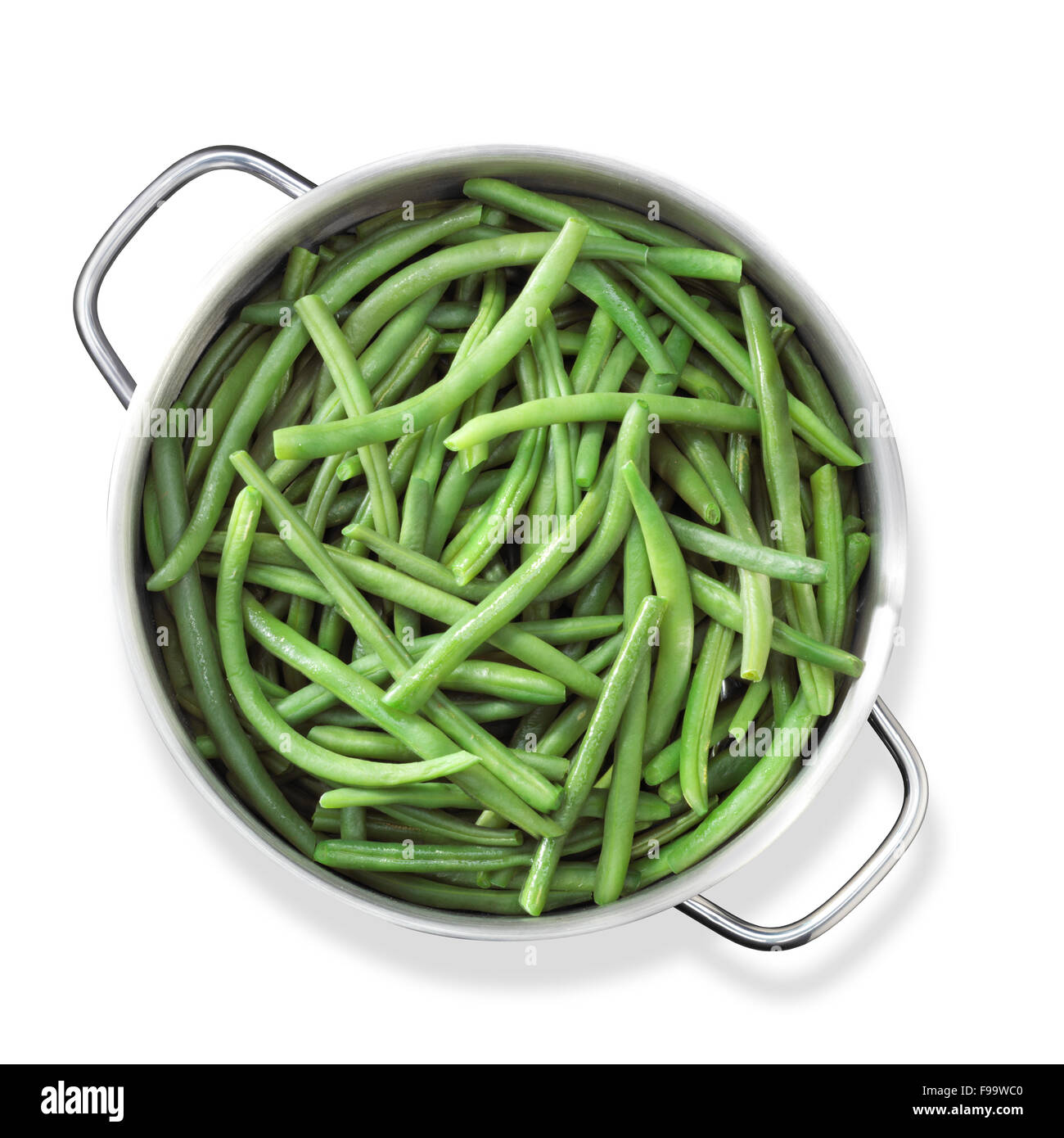 green beans in pan Stock Photo Alamy