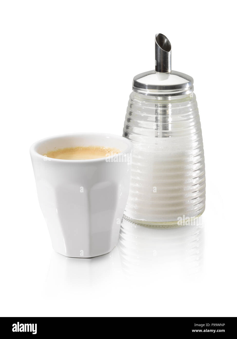 coffe cup sugar Stock Photo