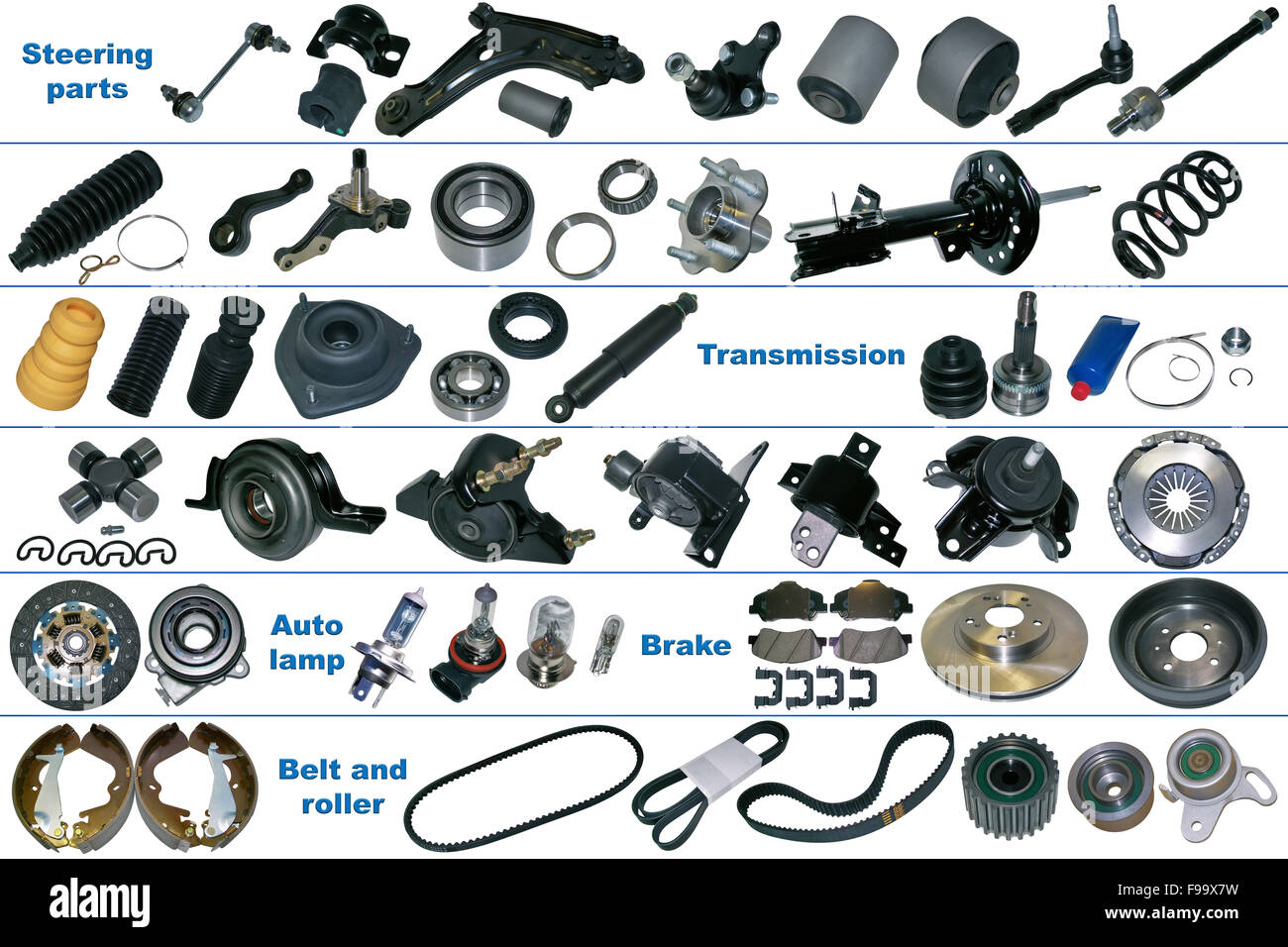 https://c8.alamy.com/comp/F99X7W/the-most-popular-spare-parts-for-car-F99X7W.jpg