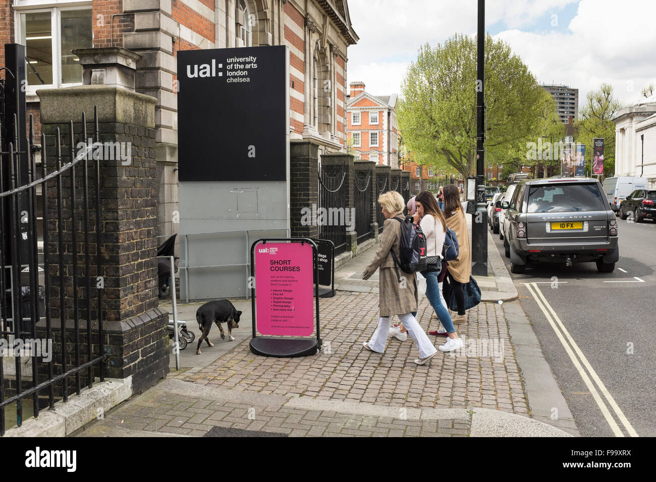 UAL, University of the Arts London in Chelsea, UK Stock Photo