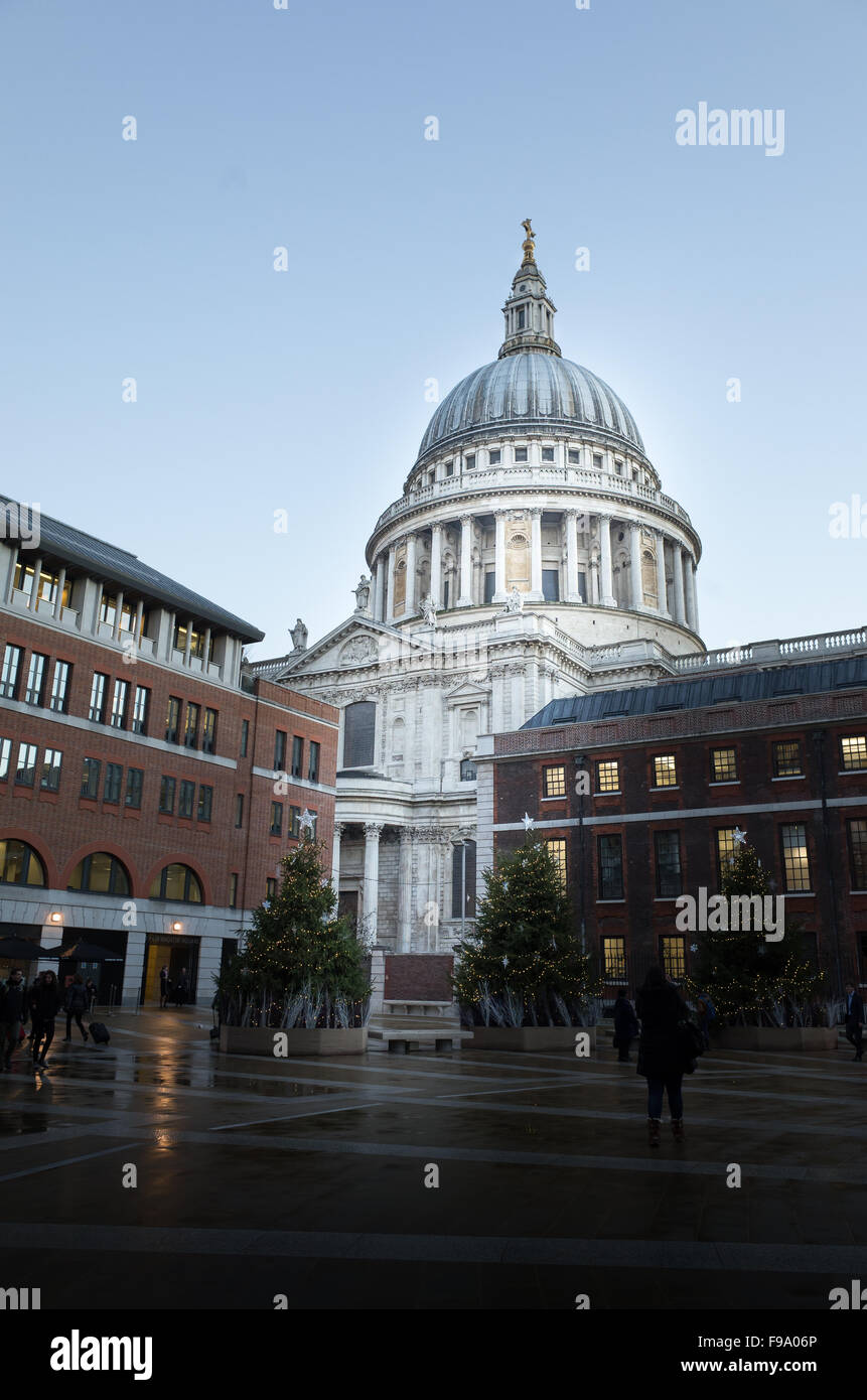 Dome of St Paul's cathedral, London, evening time. Stock Photo