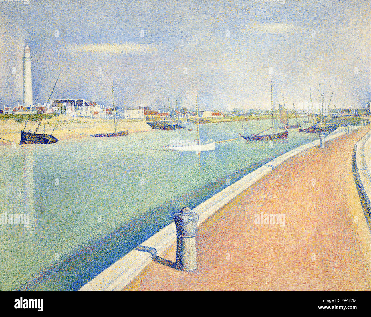 Georges Seurat - The Channel of Gravelines, Petit Fort Philippe Stock Photo