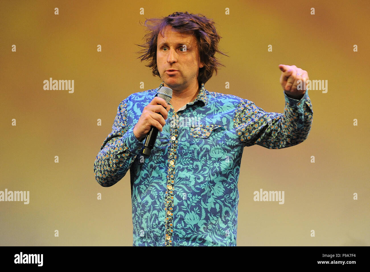 Comedian Milton Jones at the Edinburgh Festival Fringe in Edinburgh, Scotland on August 13 2013. Stock Photo