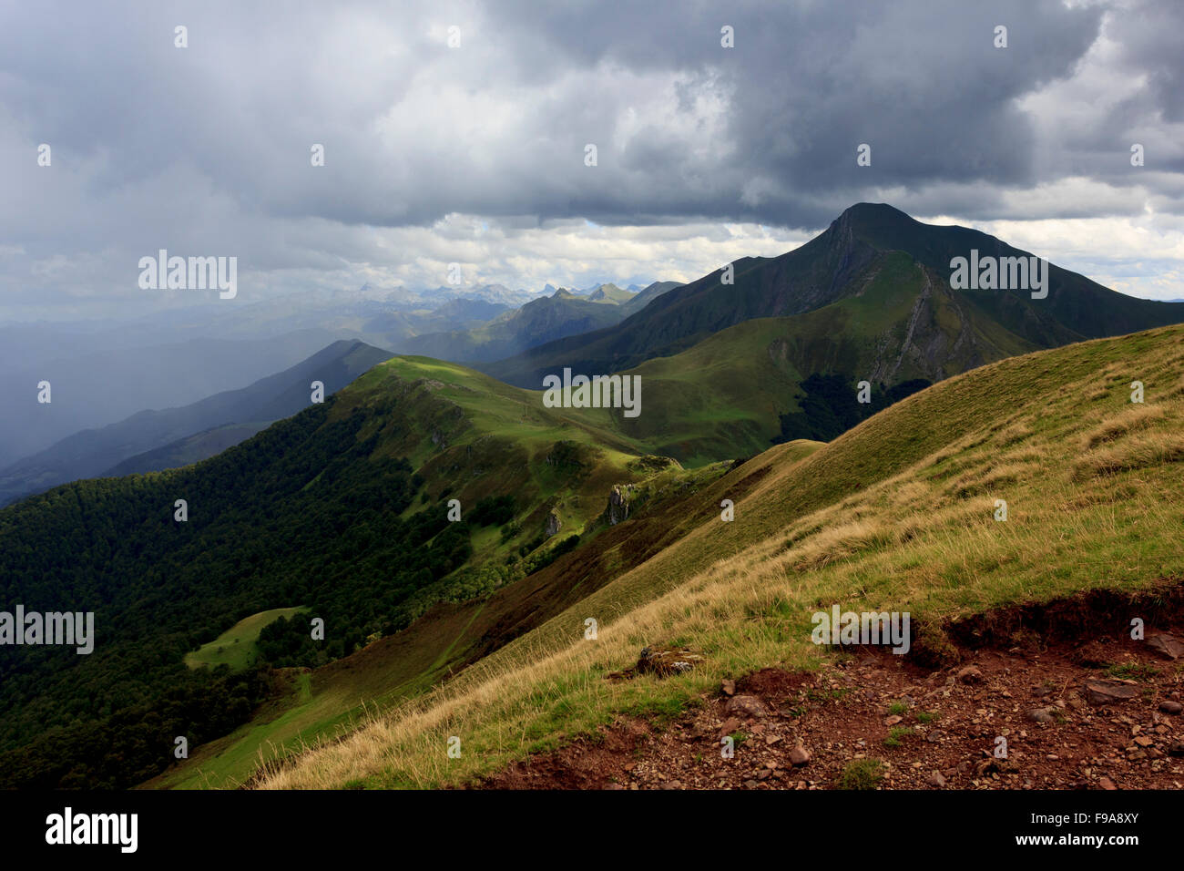 Light Shade In Orhy Mountain Stock Photo Alamy