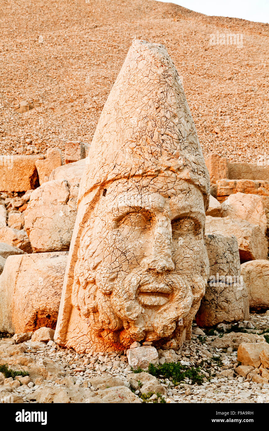 Sculptures of the Commagene Kingdom, Nemrut Mountain Stock Photo