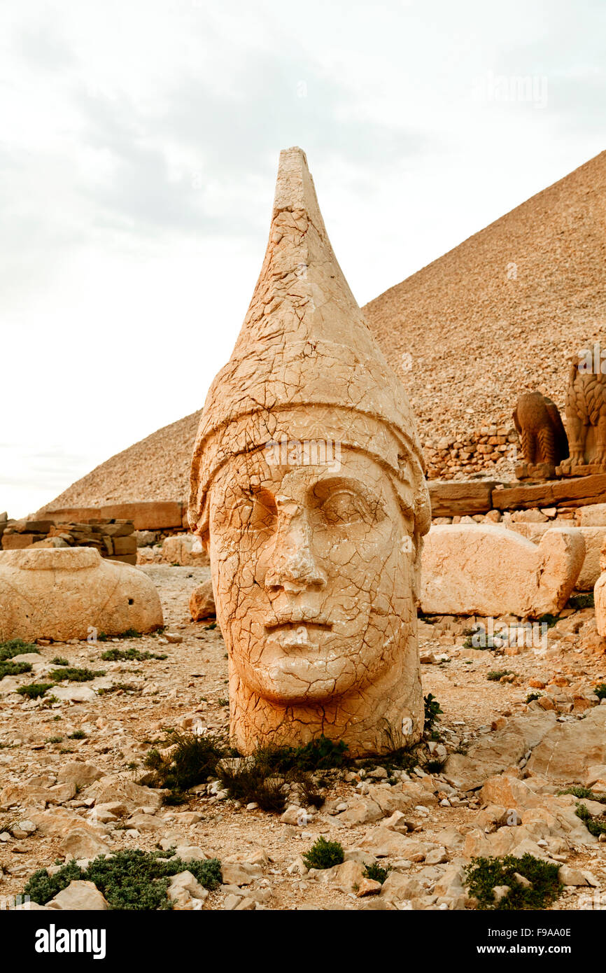 Sculptures of the Commagene Kingdom, Nemrut Mountain Stock Photo
