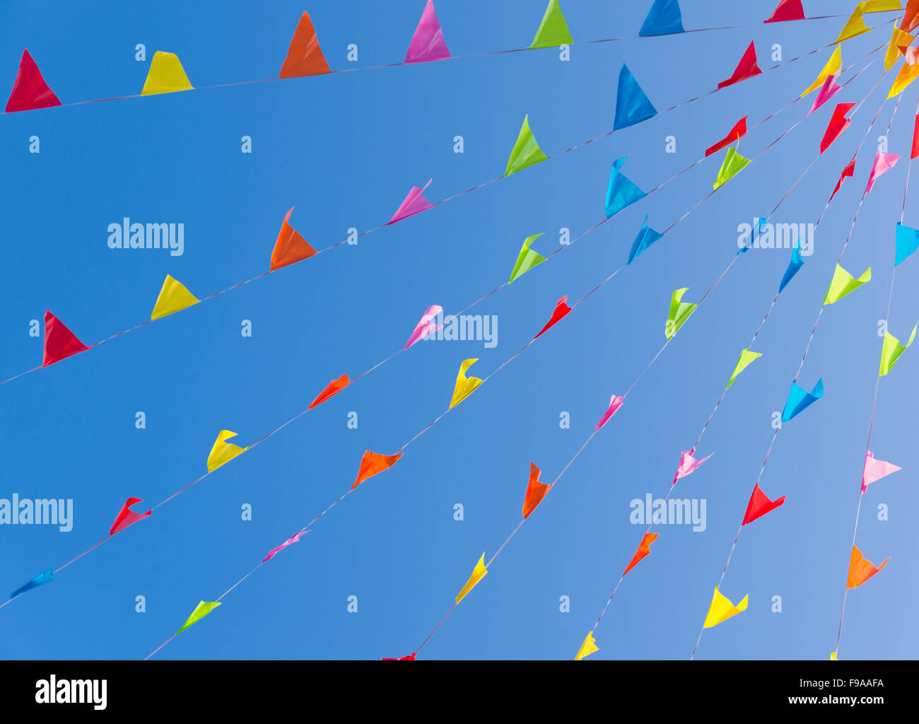 Triangle flags hi-res stock photography and images - Alamy