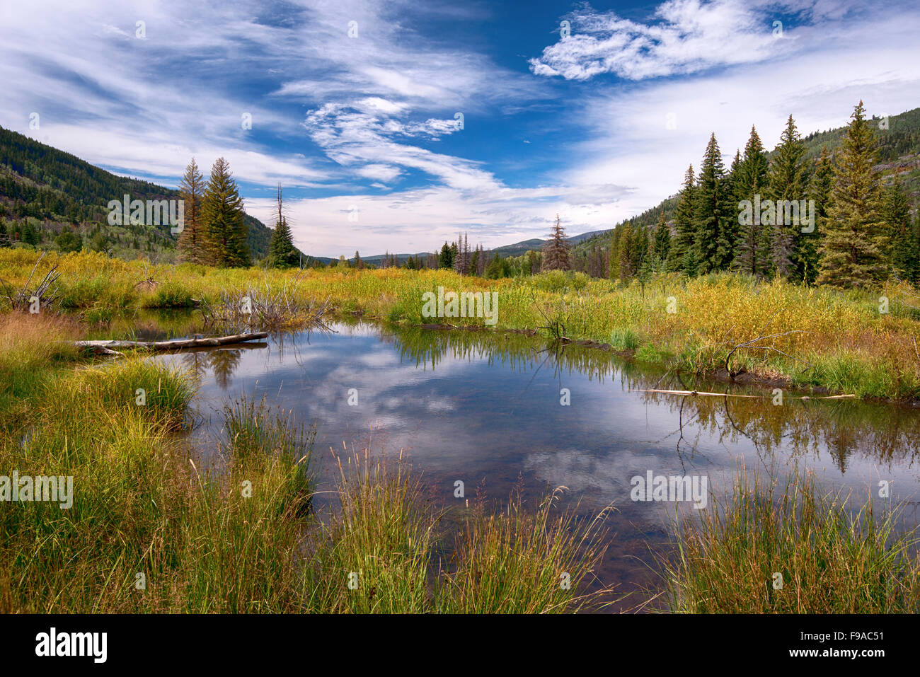 Utah Scenics -  Northern Utah, Uinta Mountains Stock Photo