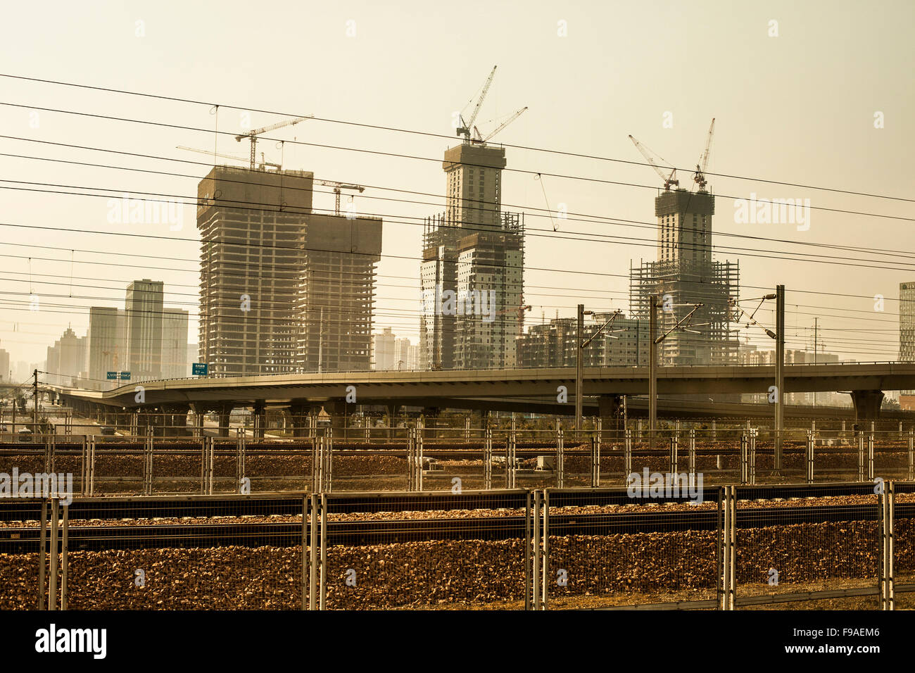 Construction in ZhengZhou, China Stock Photo Alamy