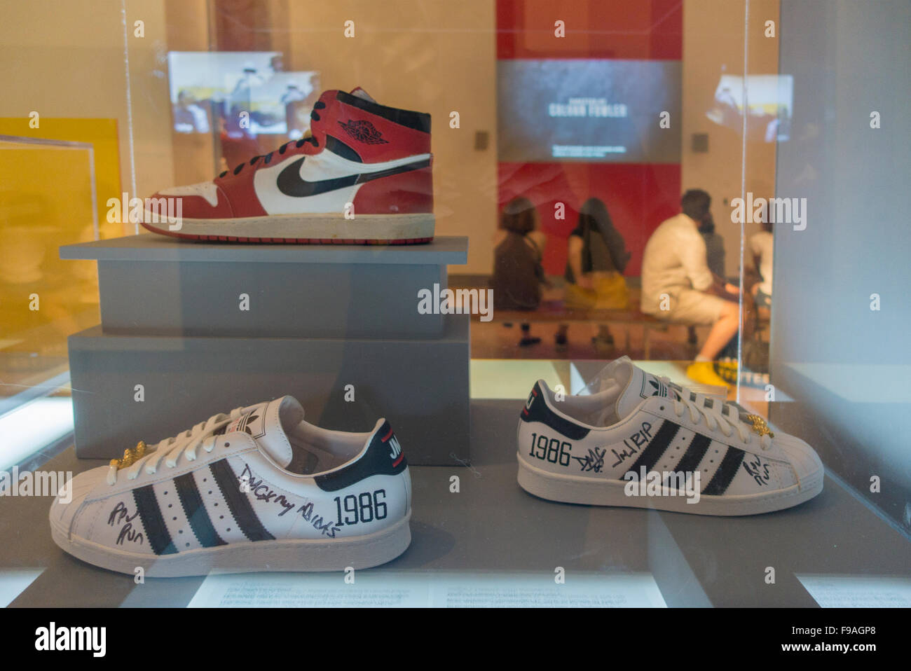 the rise of sneaker culture Brooklyn Museum NYC Stock Photo - Alamy