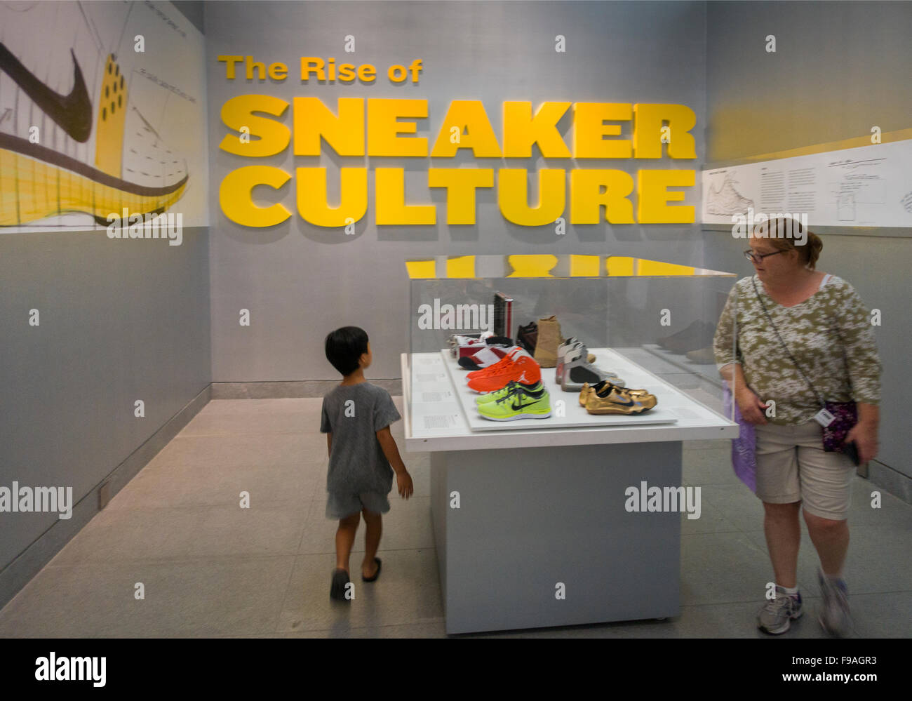 the rise of sneaker culture Brooklyn Museum NYC Stock Photo Alamy