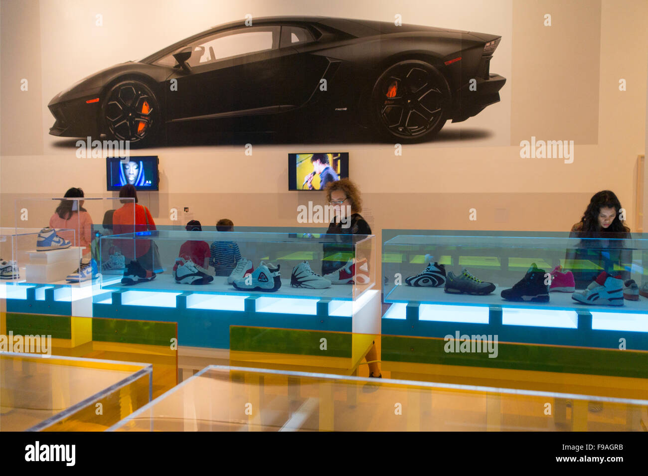 the rise of sneaker culture Brooklyn Museum NYC Stock Photo Alamy