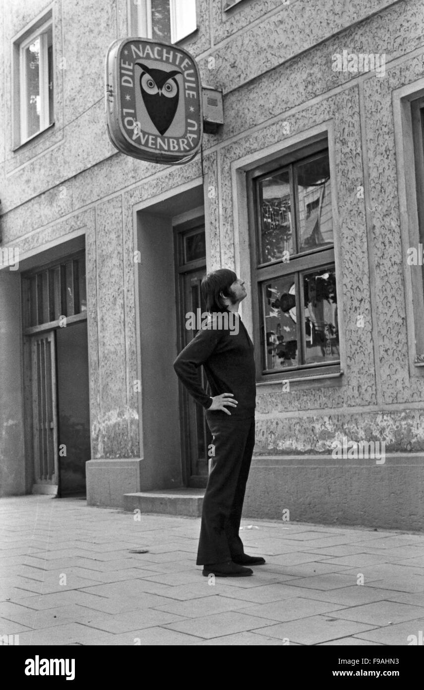 Der britische Sänger der Beatband "Governors", Casey Jones in München, Deutschland 1960er Jahre