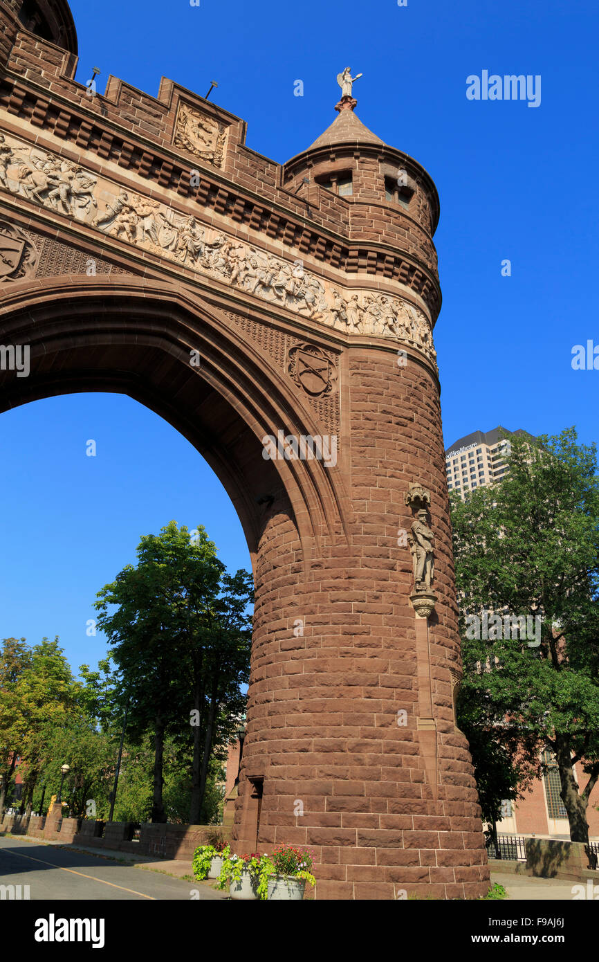 Soldiers & Sailors Memorial Arch, Hartford, Connecticut, USA Stock Photo