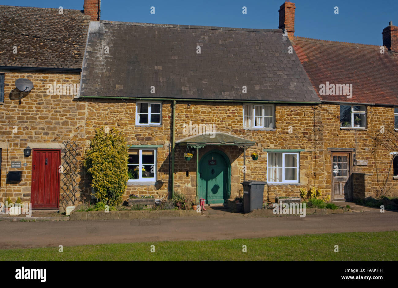 Chipping Warden, Northamptonshire, Cottage Stock Photo Alamy
