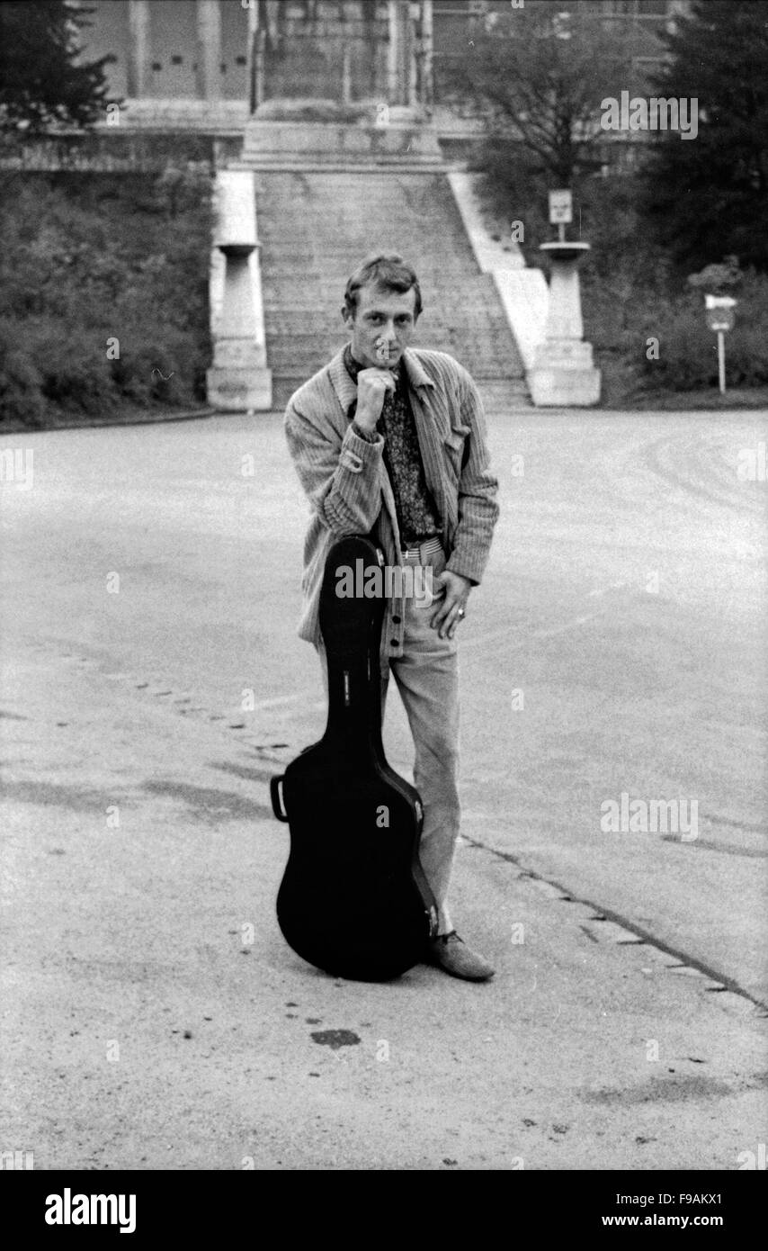 Der Sänger Jay Walker in München, Deutschland 1960er Jahre. Singer Jay