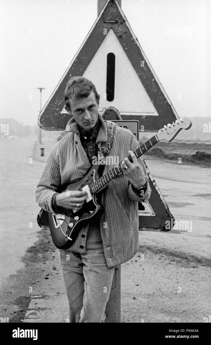 Der Sänger Jay Walker in München, Deutschland 1960er Jahre. Singer Jay