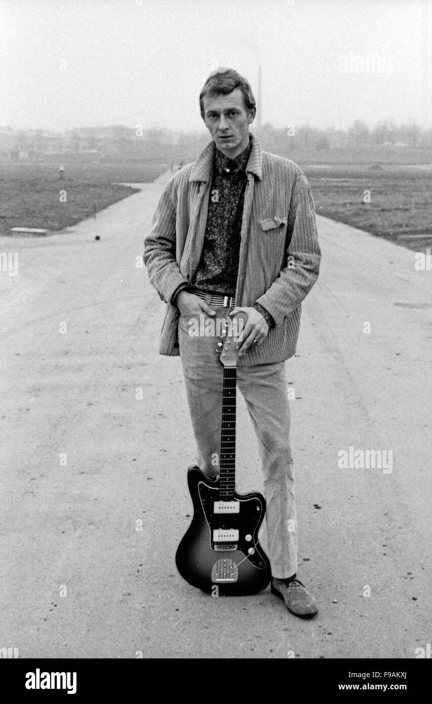 Der Sänger Jay Walker in München, Deutschland 1960er Jahre. Singer Jay
