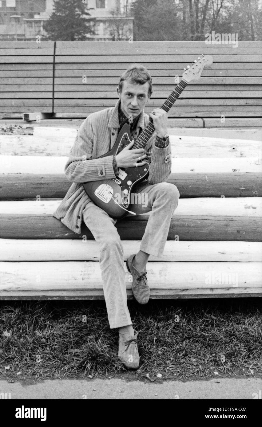 Der Sänger Jay Walker in München, Deutschland 1960er Jahre. Singer Jay