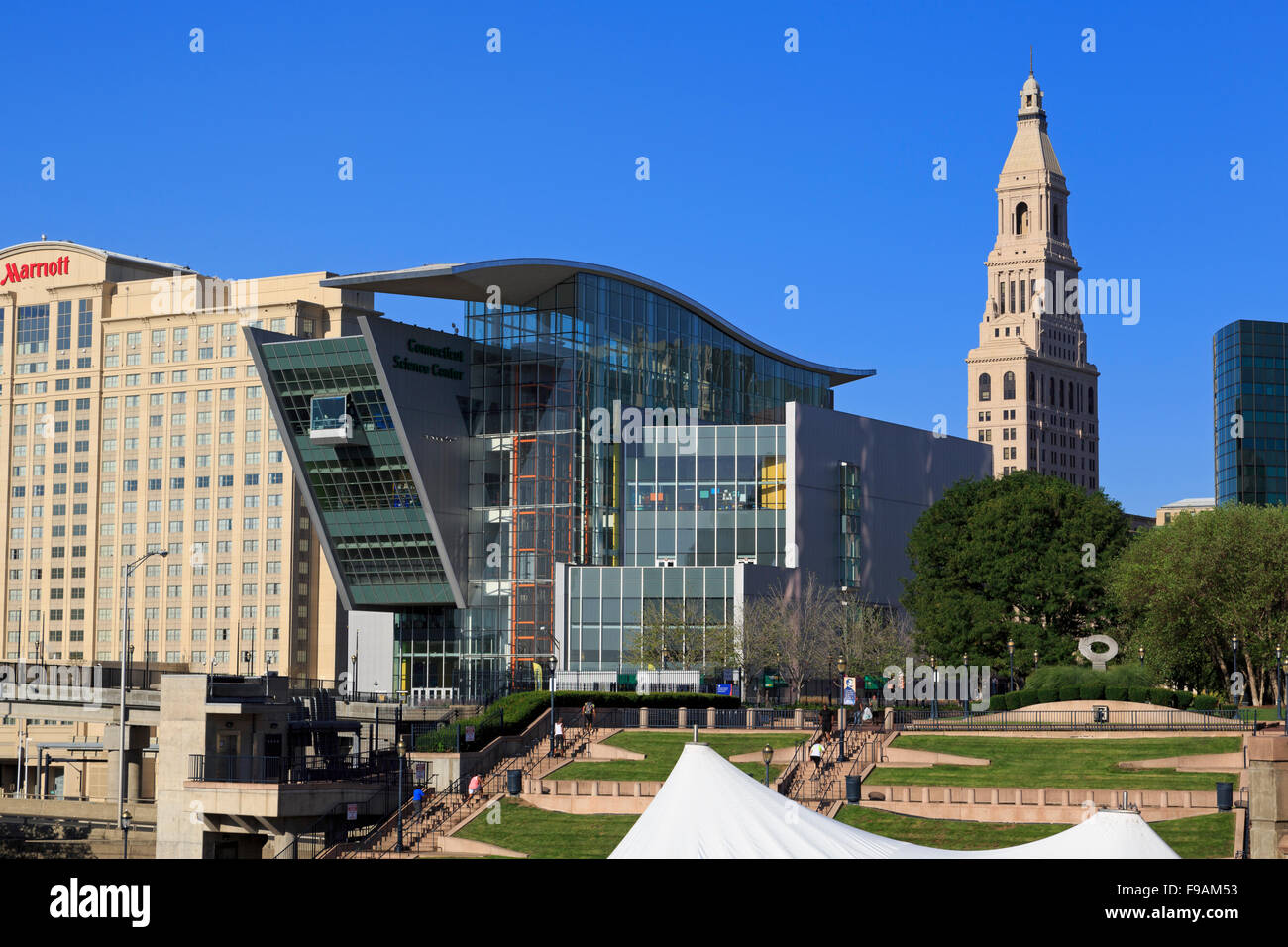 Riverfront Park, Hartford, Connecticut, USA Stock Photo Alamy