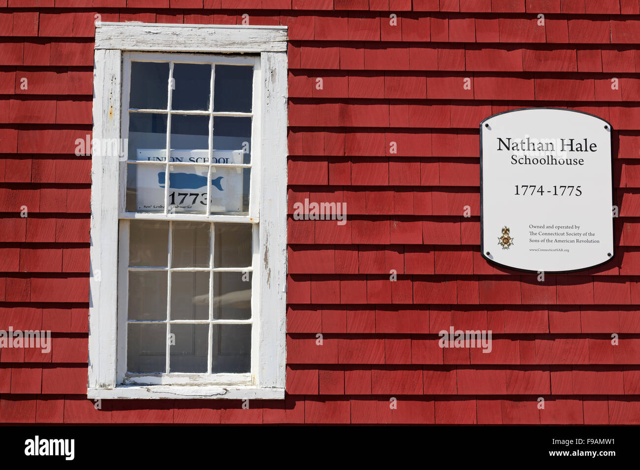 Nathan Hale Schoolhouse, New London, Connecticut, USA Stock Photo Alamy