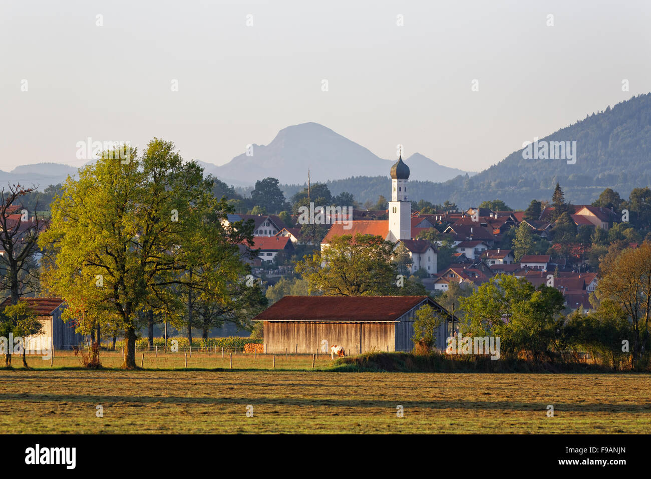 Königsdorf, Upper Bavaria, Bavaria, Germany Stock Photo