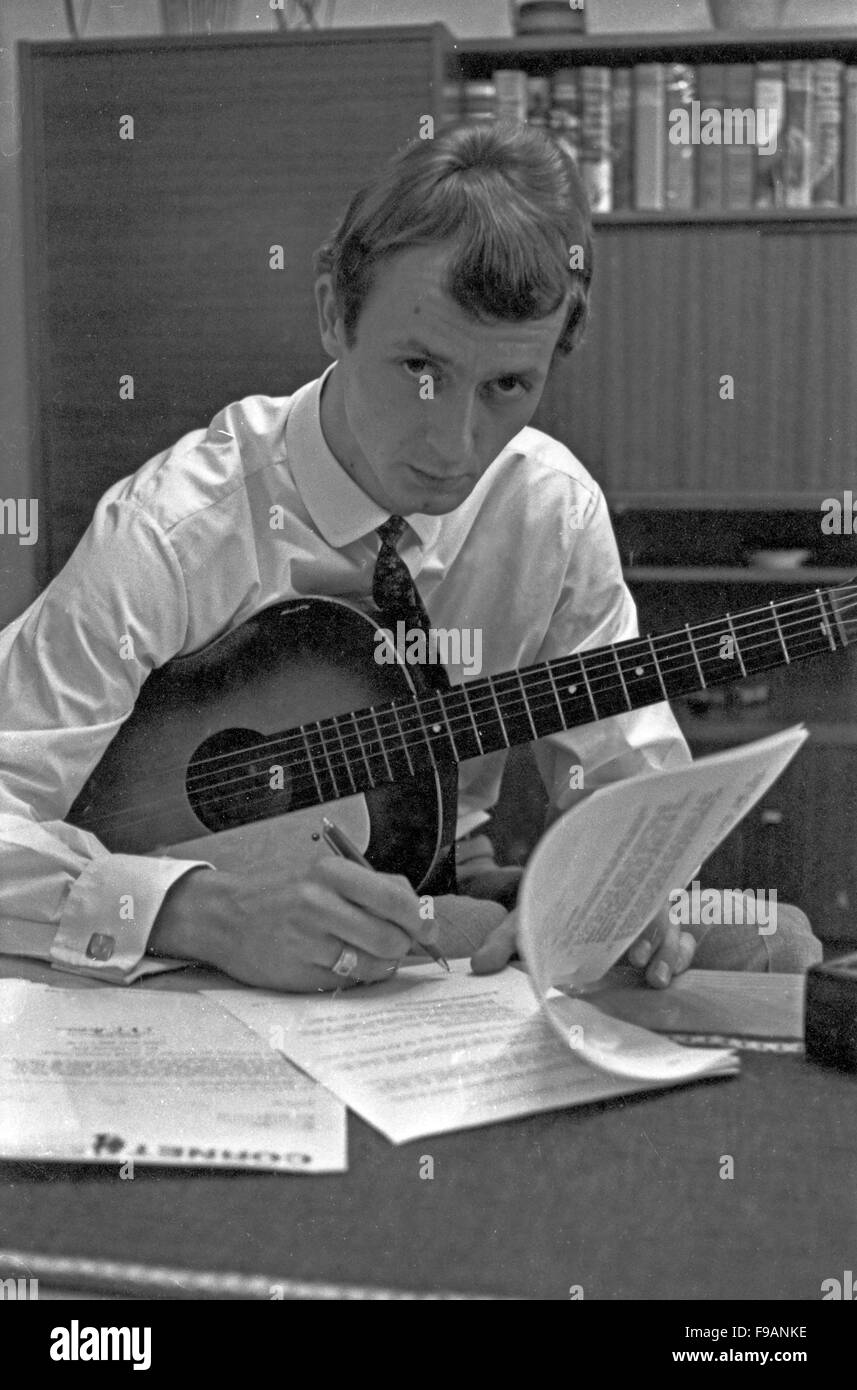 Der Sänger Jay Walker in München, Deutschland 1960er Jahre. Singer Jay