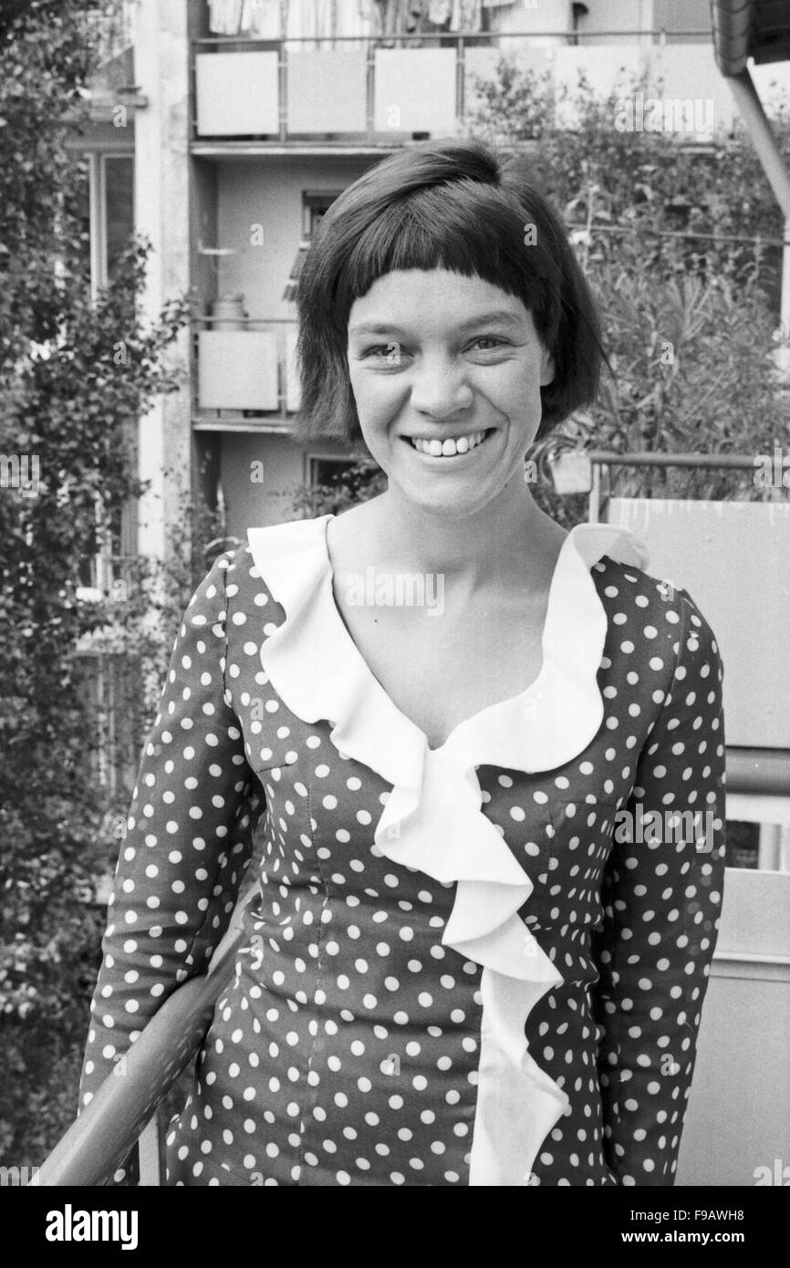 Frau Dorothea Steinborn, Deutschland 1960er Jahre. Mrs Dorothea