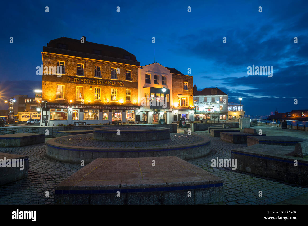 Spice Island Inn, Old Portsmouth UK Stock Photo Alamy