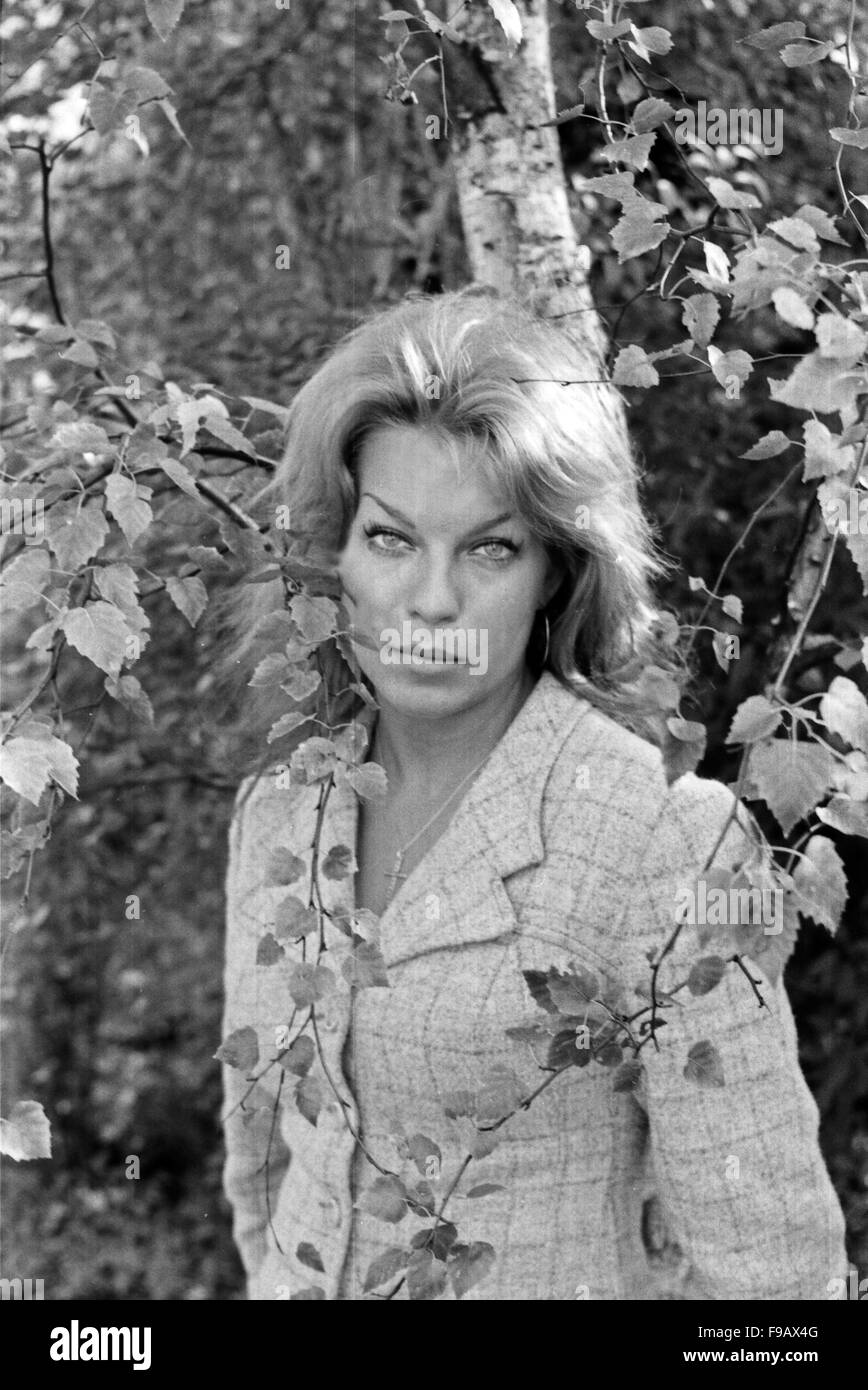 Deutsche Sängerin Germaine Busset, Deutschland 1960er Jahre. German