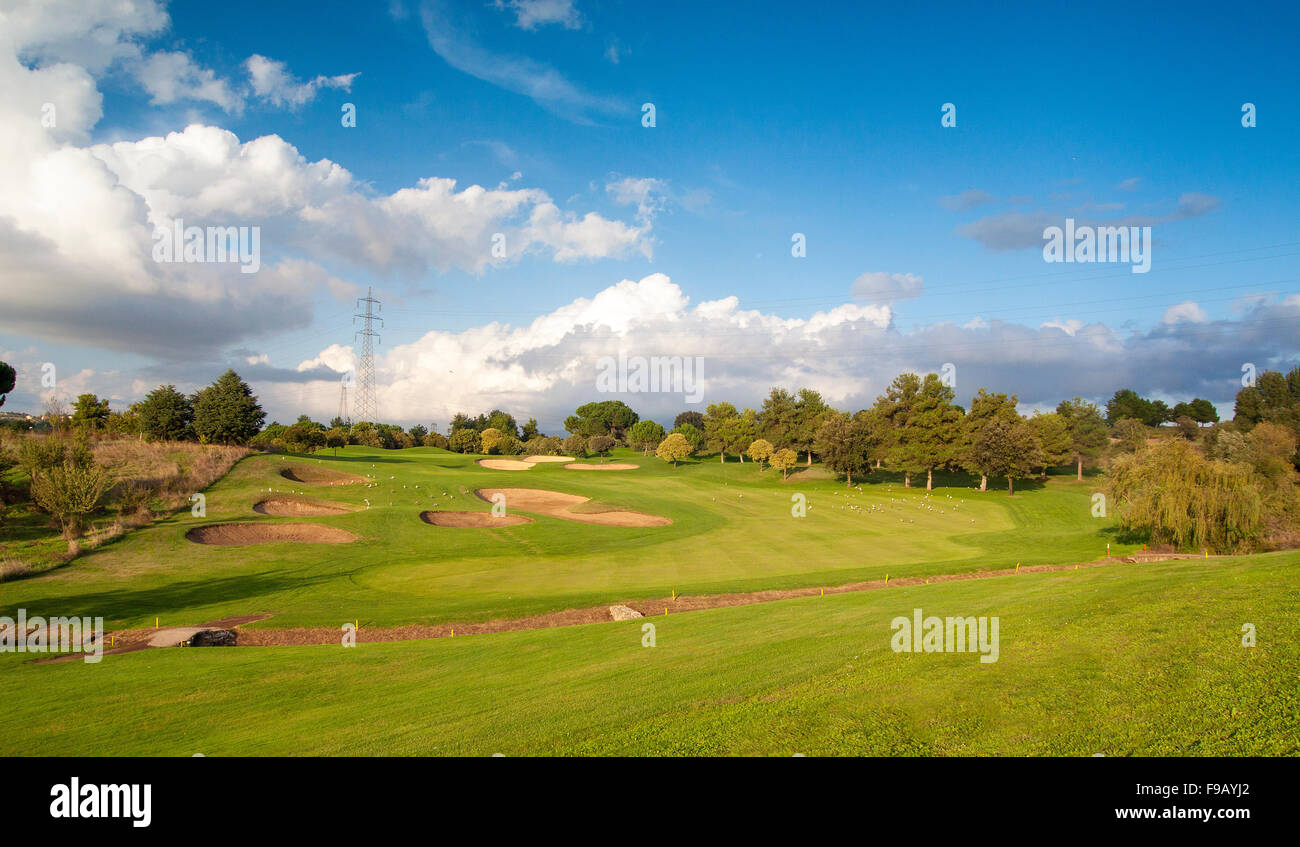Marco Simone golf course near Rome Ryder Cup 2022 venue Stock Photo