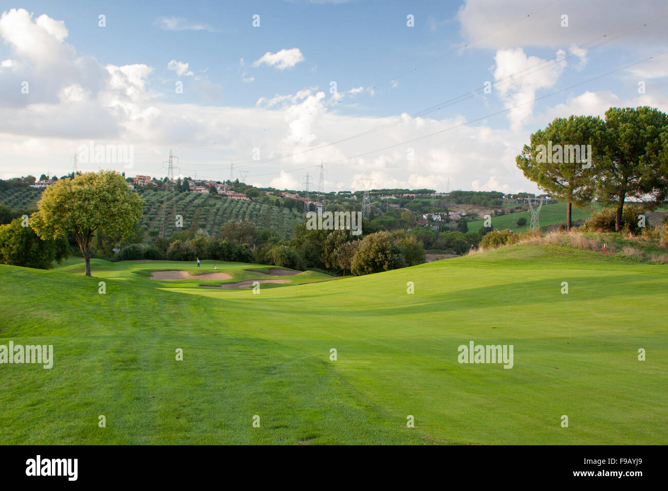 Marco Simone golf course near Rome Ryder Cup 2022 venue Stock Photo