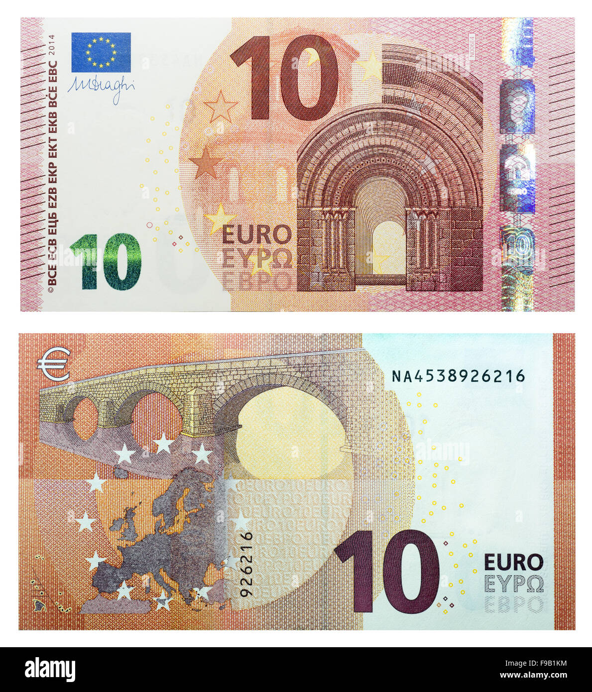 10 Euro banknote, 2014 Stock Photo - Alamy