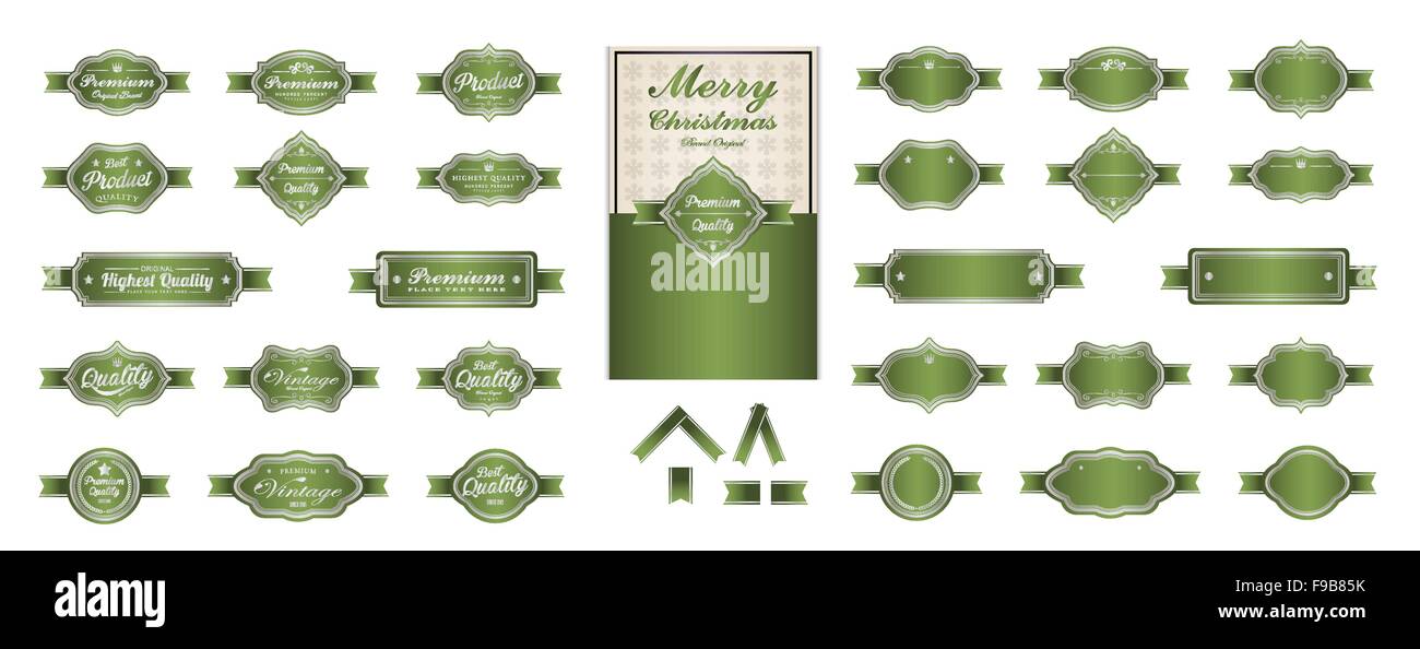 Premium quality labels symbol Cut Out