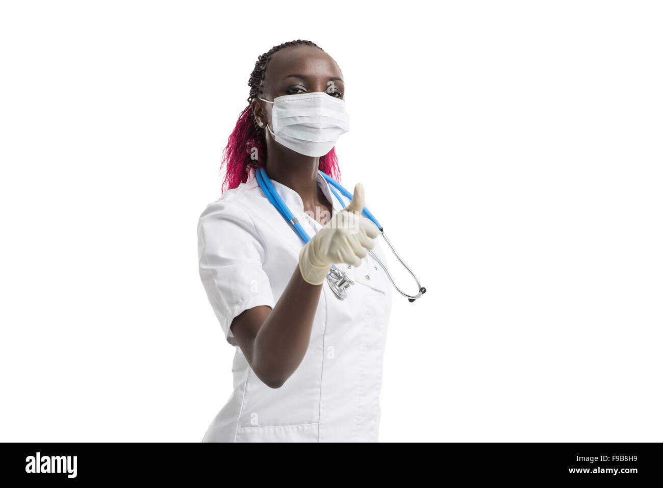 Doctor african lady hi-res stock photography and images - Alamy