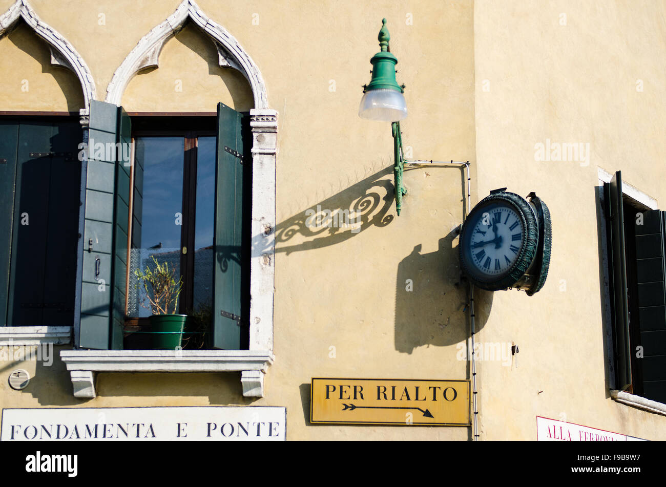 Building details of a house in Venice Stock Photo Alamy