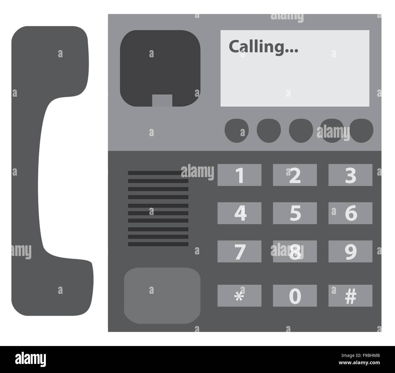 Phone calling icon business symbol vector design Stock Vector