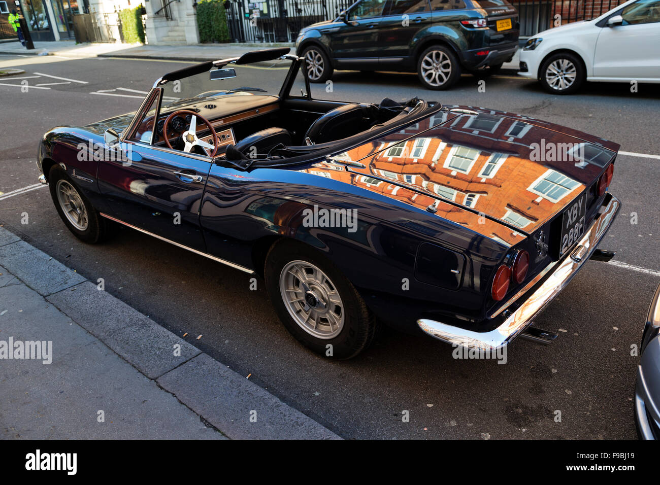 Fiat Dino Sports, by Pininfarina, Paddington Street, Marylebone, London, England, UK, Stock Photo