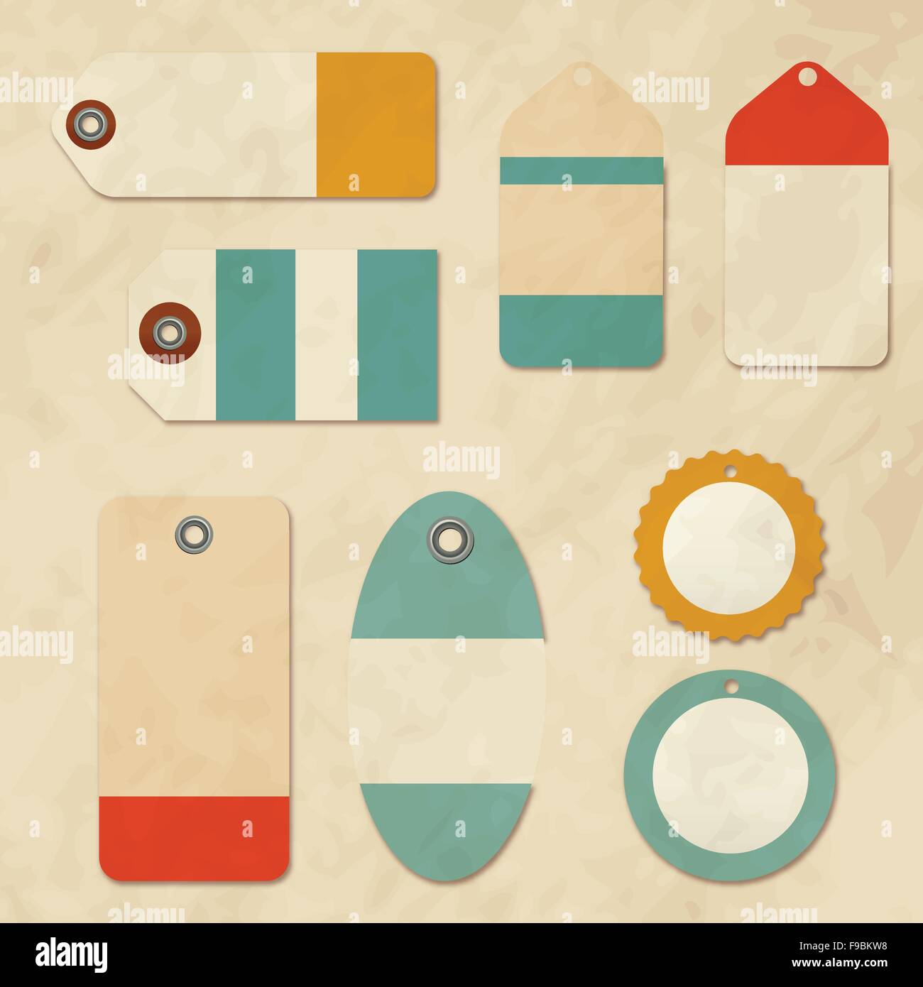 old blank tags vintage template design Stock Vector Image & Art Alamy