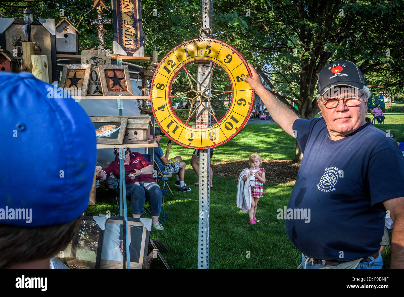 Annual Washington Boro tomato festival in Lancaster county, PA Stock