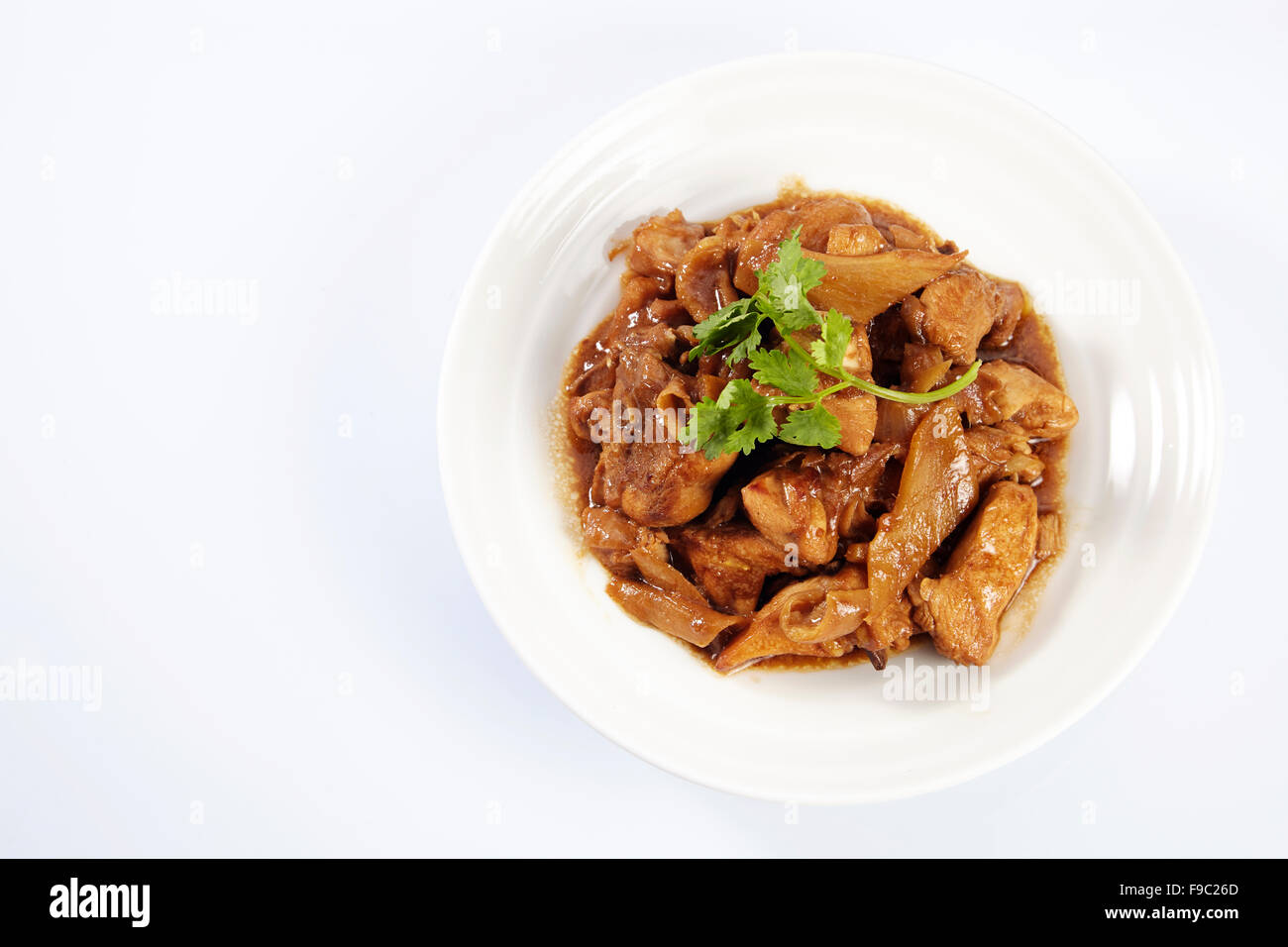 Stir Fried soy sauce chicken Stock Photo Alamy Stir Fried soy sauce chicken Stock Photo Alamy